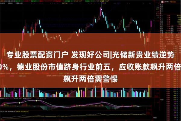 专业股票配资门户 发现好公司|光储新贵业绩逆势暴涨50%，德业股份市值跻身行业前五，应收账款飙升两倍需警惕