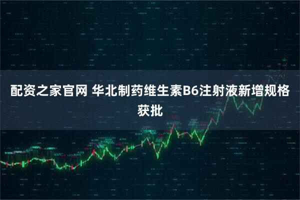 配资之家官网 华北制药维生素B6注射液新增规格获批